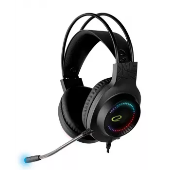 Bedrade koptelefoon ESPERANZA EGH7100 – over-ear gaming-headset, USB 2.0, 1,5 m kabel, galgenmicrofoon, RGB-header, 32 Ω, 4 cm drivers, 269 g