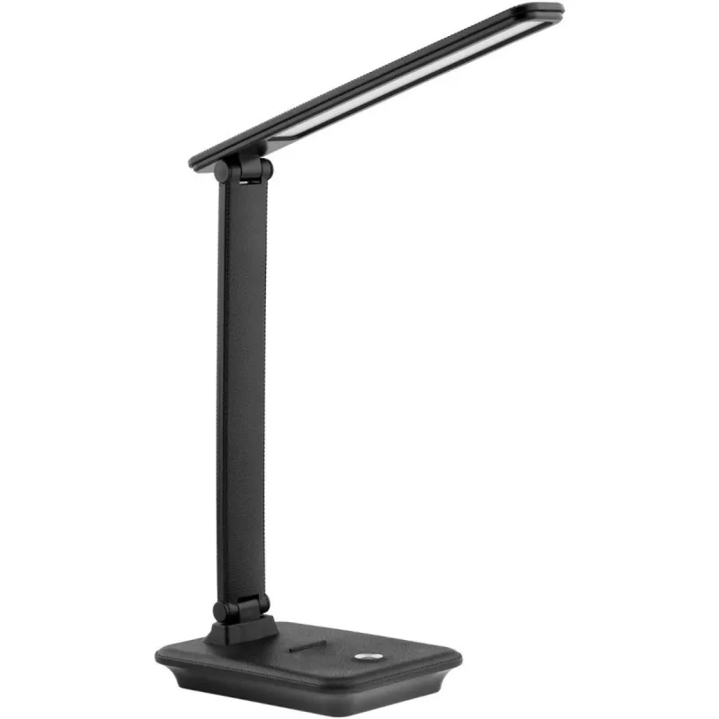 LED-tafellamp MACLEAN MCE614B — dimbaar, opvouwbare verstelbare arm, 9W, 3000K/4500K/6500K, zwart