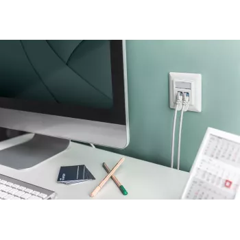 USB 2.0 Keystone-module met 16 cm kabel Digitus DN-93402