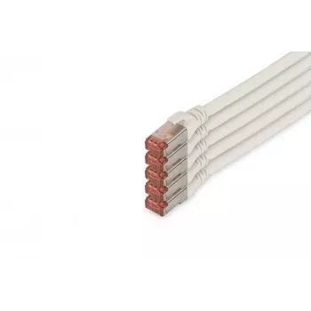 Netwerkkabel Digitus CAT 6 S/FTP RJ-45 10m wit