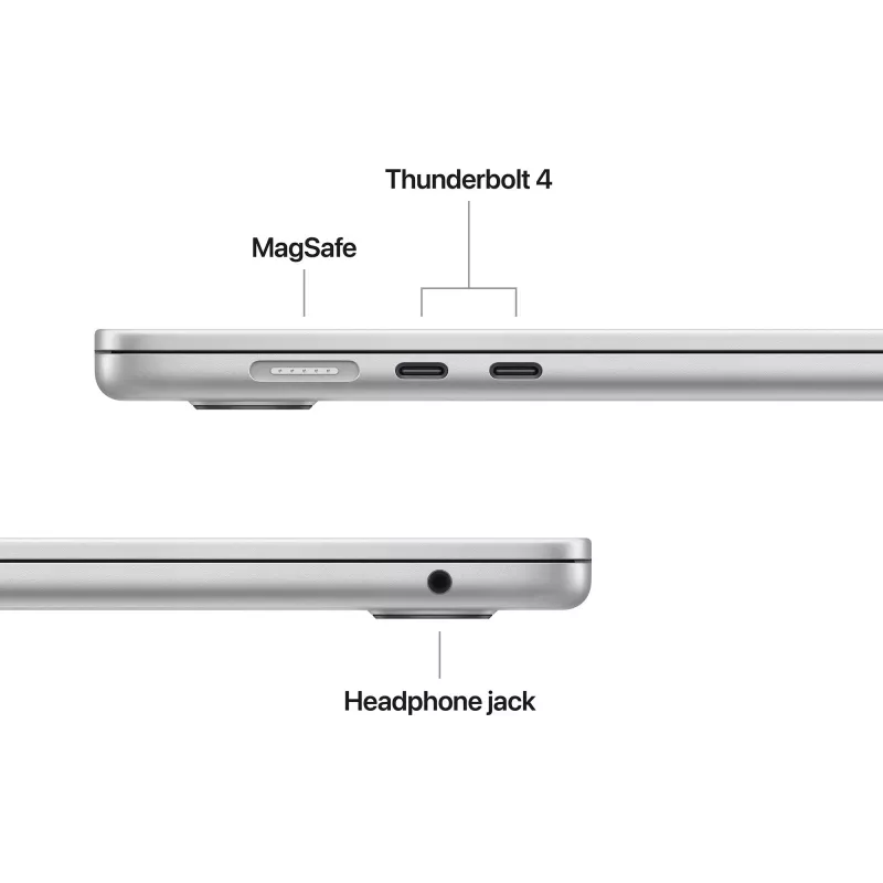 MacBook Air 34,5 cm (13,6) 2025 CTO, notebook zilver, 16 GB, 1 TB (1 TB SSD), M4, MacOS, Grieks