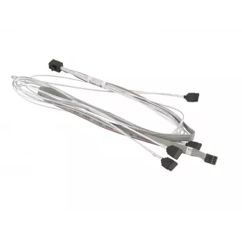 SuperMicro CBL-SAST-0591, 4x SATA naar SFF-8643 crossover, 75 cm met SB, 30AWG (CBL-SAST-0591)