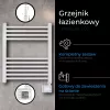 LED elektrische badkamerradiator | AD 7823 | radiator | 400 W | wit | IP24