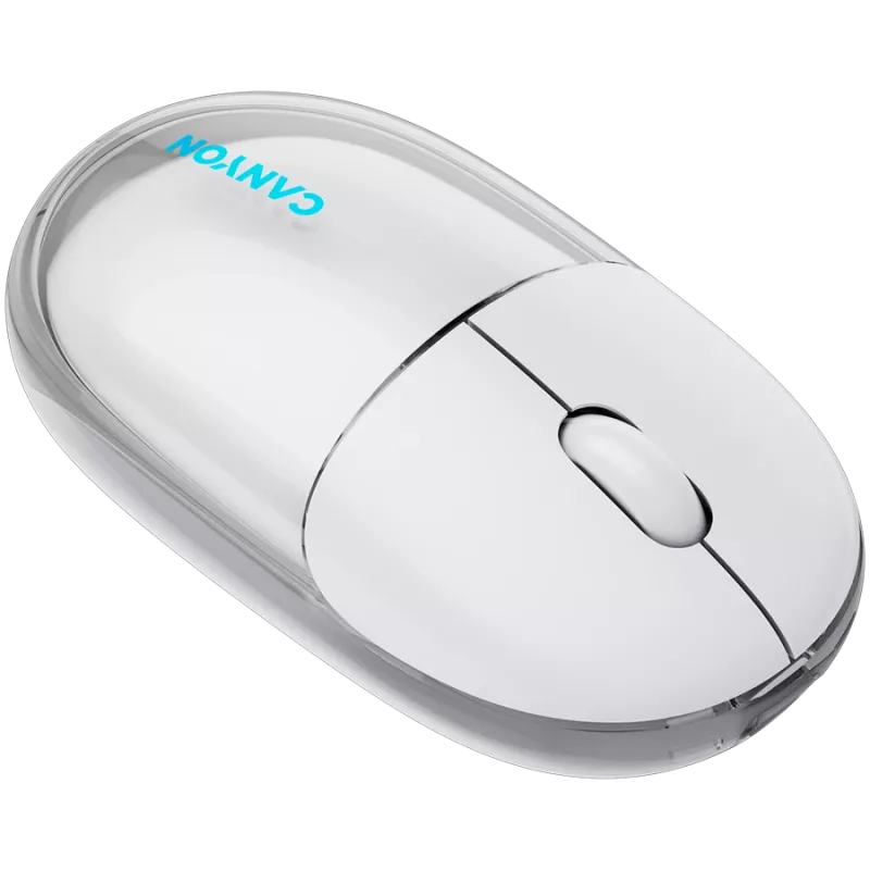 CANYON muis OnClick 24 BT/ draadloos transparant/wit