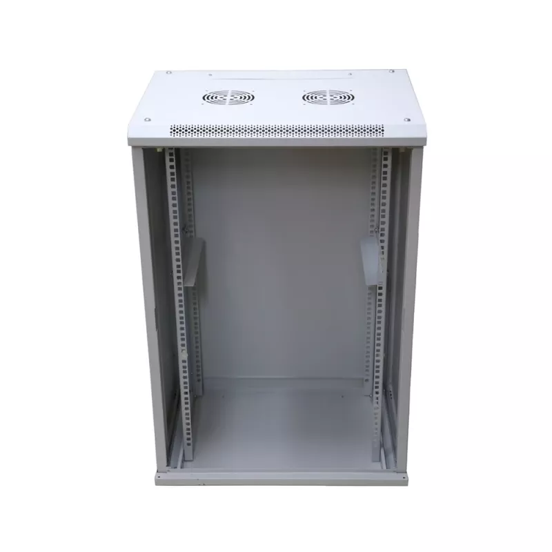 Wandmontage-kast Extralink rackmount-behuizing 18U 600x600 grijs sleutelslot