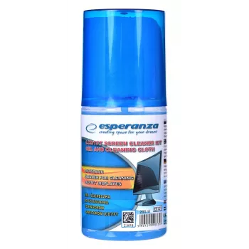 Schermreinigingsset ESPERANZA ES121 voor LCD/TFT/plasma, 200 ml