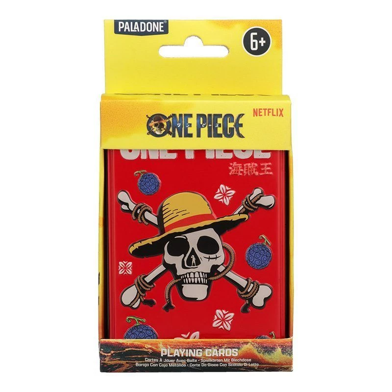 Speelkaarten Paladone One Piece in metalen doos – standaard deck-formaat