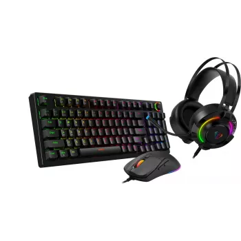 Gamingset Yenkee YGS 03 ECLIPSE 3-in-1 (toetsenbord, muis, headset)