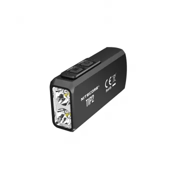 Handzaklamp Nitecore TIP2 — 720 lm, lithium-ion, 55 uur looptijd, 38,3 g, Zwart