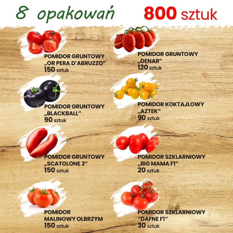 Toraf tomatenzaden-set Eden – 8 verpakkingen