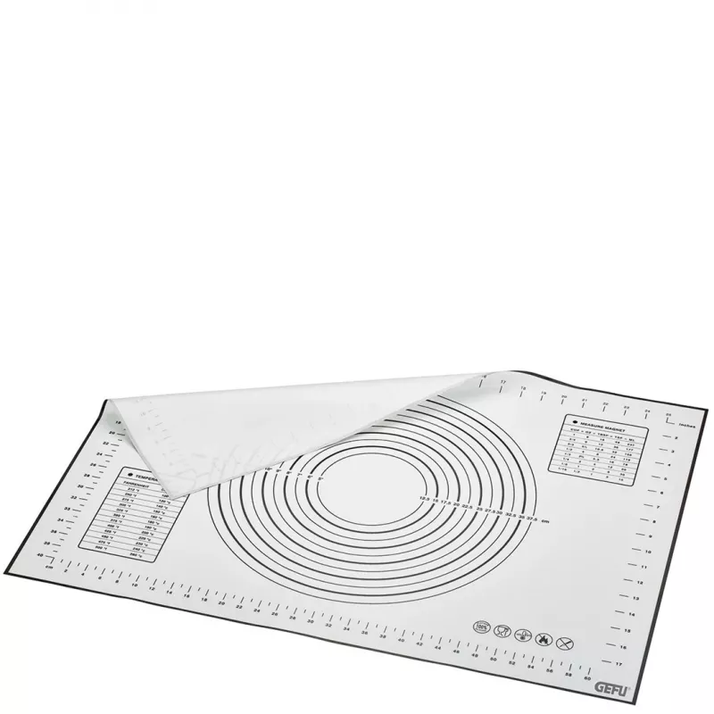 Bakmat GEFU PAD — siliconen, ivoor, 500 × 700 mm