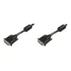 Assmann DVI-verbindingskabel. DVI(24+1). 2x ferriet M/M. 10.0m. DVI-D dual link. UL. bl (AK-320101-100-S)
