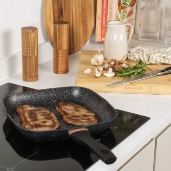 Grillpan Salter BW10702BRMFOB 28 cm Megastone met Thermo Collar