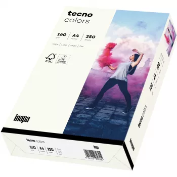Inapa Tecno colors wit A4 — 250 vel, 160 g/m²