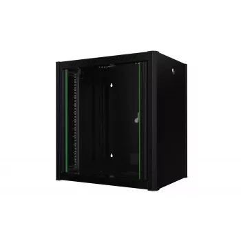 19 inch 12U rack wandmontage Pro 600 x 450 x 645mm - zwart