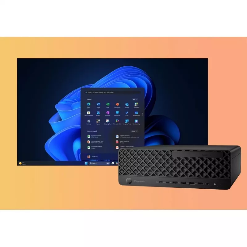 HP EliteDesk 8 SFF G1i AI 99M77ET compacte desktop-pc (SFF), Intel Core Ultra 7 265, 16GB DDR5, 512GB SSD, Windows 11 Pro