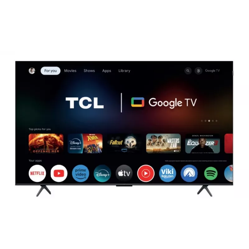 Televisie TCL 75P81K 75 inch QLED 4K display, energie-efficiëntieklasse F
