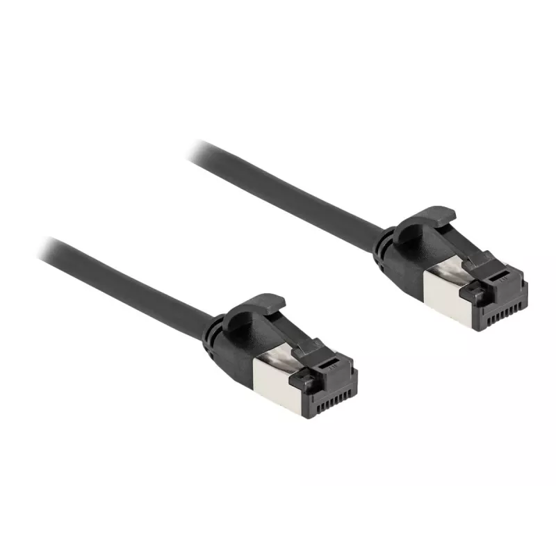 Netwerkkabel DeLOCK RJ45-kabel stekker naar stekker Cat.8.1 2 m zwart