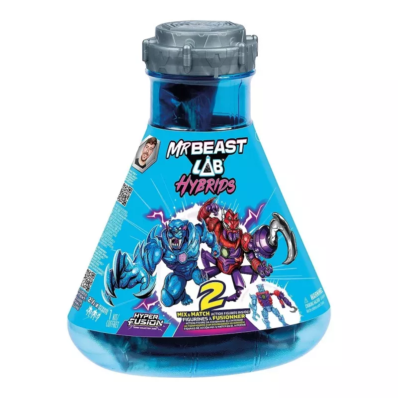 Actiefiguren Cobi Mr Beast Lab Hybrydy multipack – verzamelset van Cobi (MO-24903)