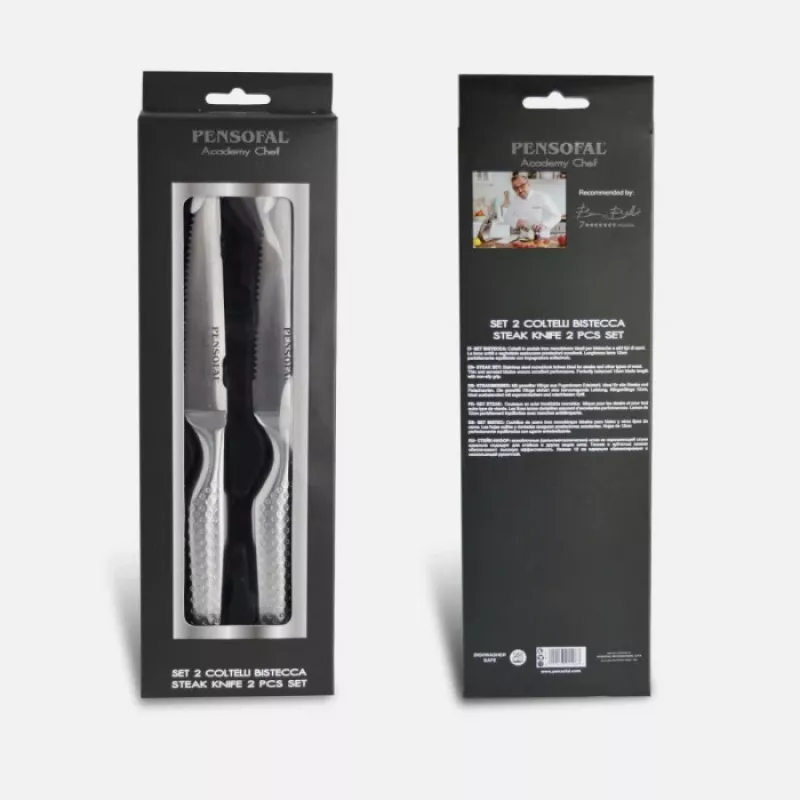 Keukenmes Pensofal Academy Chef steakmes 2-delige set