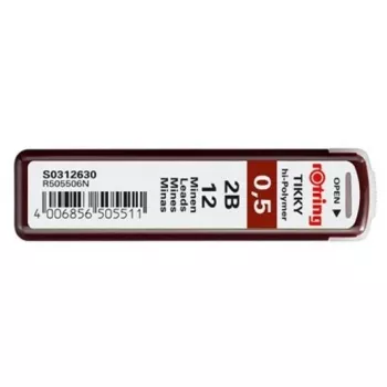 Rotring polymeer stiften 2B 0,5 mm S0312630