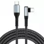 iBox IKUTC100 USB-kabel USB 2.0 2 m USB-C zwart