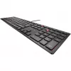 CHERRY KC 6000 Slim toetsenbord universeel USB QWERTZ Duits zwart