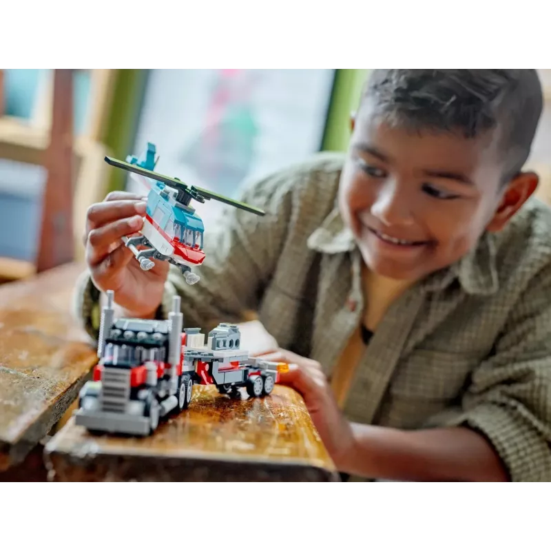 LEGO Creator 3-in-1 31146 Dieplader met helikopter