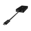 Linksys Belkin - videoadapter - USB-C (M) naar HD-15 (VGA), DVI-I, HDMI, DisplayPort (W) - 4K-ondersteuning - zwart (AVC003BTBK)