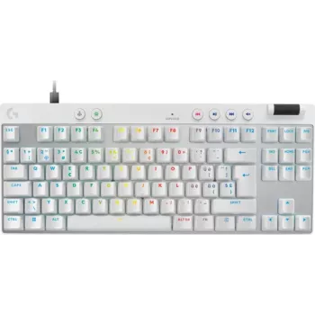 Logitech G PRO X RAPID gaming-toetsenbord - TKL - mechanisch - QWERTZ (CH) - wit (920-013286)