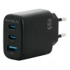 Universele oplader voor mobiele apparaten zwart AC Auto Mobilis 001364