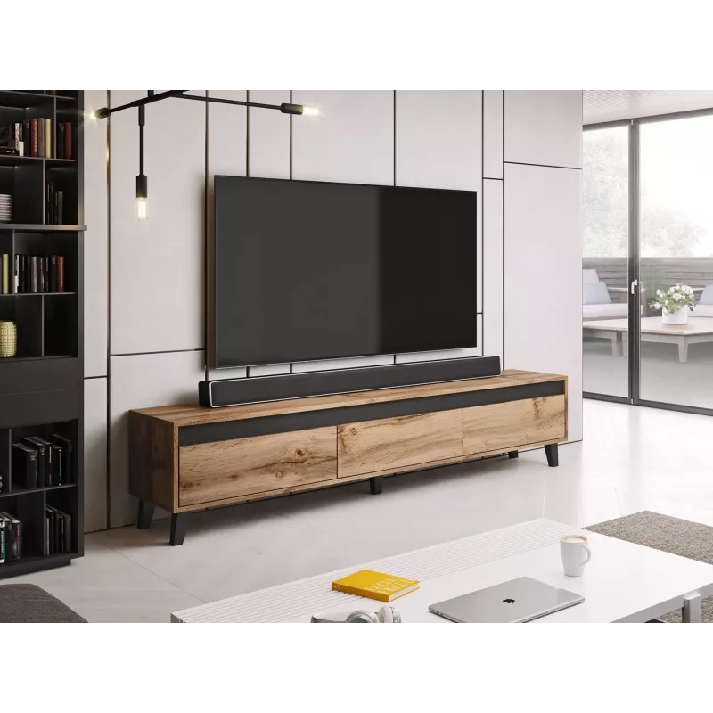 Cama tv-standaard NORD wotan/antraciet