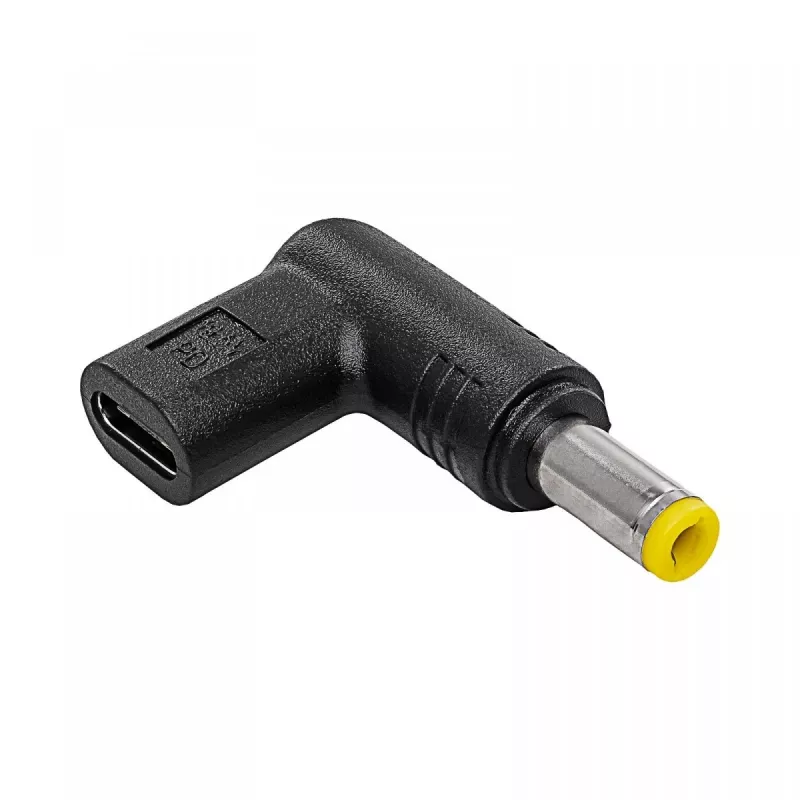 Akyga AK-ND-C01 laadadapter USB-C naar DC 5,5 x 2,5 mm voor notebooks, 18,5-20 V, 100 W