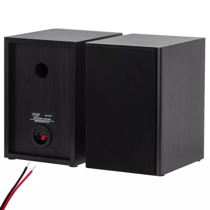 Mini hifi-stereosysteem Adler AD 1917 — Bluetooth V5.3, cd/usb/mp3, 2×25 W RMS, FM-tuner, 4-bands equalizer, AUX, zwart