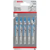 Decoupeerzaagblad Bosch T 118 A snelsnijstaal HSS 5 stuks