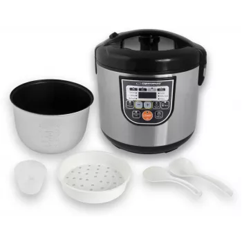 Multikoker ESPERANZA EKG011, 5 L inhoud, 860 W, zwart/rvs
