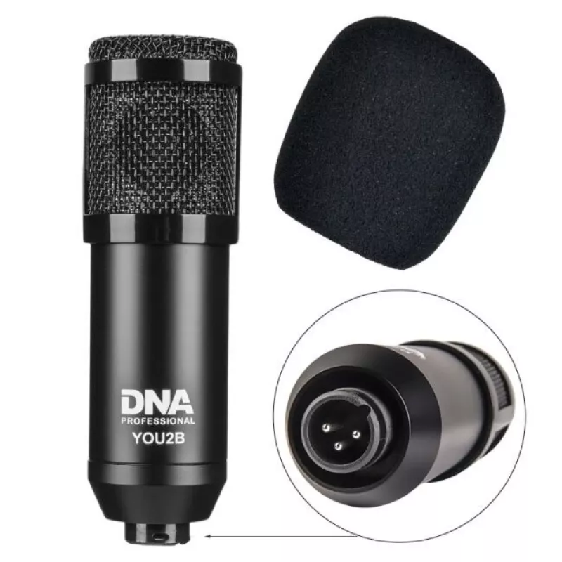 Microfoonkit Bitmat DNA YOU2B — microfoon, audio-interface, standaard en kabel