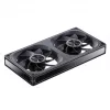 Jonsbo ZA-240 Infinity Mirror ARGB PWM-ventilator met omgekeerde bladen, 240 mm, zwart