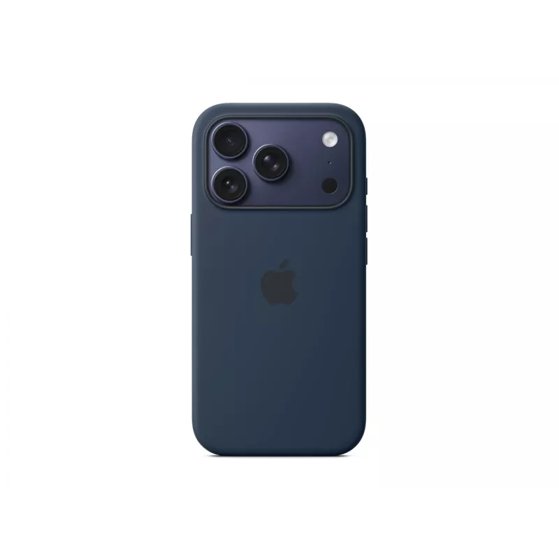 Silicone Case Apple iPhone 17 Pro MagSafe Midnight Cover donkerblauw