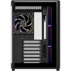 Elite 600 ARGB, tower-behuizing zwart, 2x gehard glas
