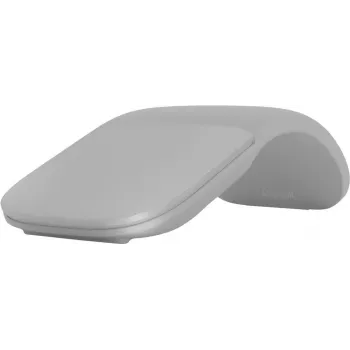 Microsoft Surface Arc muis - muis - optisch - 2 knoppen - draadloos - Bluetooth 4.1 - lichtgrijs - commercieel - voor Surface Pro 7