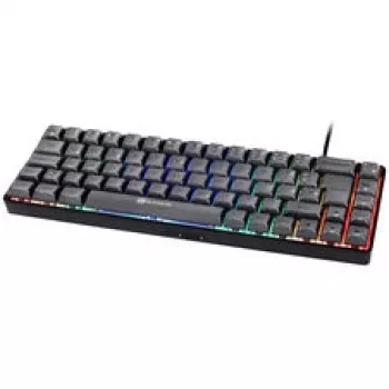 GAMIAC TKL69G SF gaming-toetsenbord, Kailh blauw – zwart/grijs