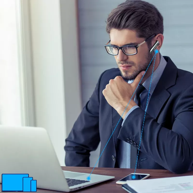 Tellur Bluetooth-headset Vox 95 zwart
