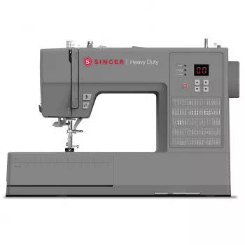 SINGER naaimachine HD6605 – elektrisch, 1-staps knoopsgat, free-arm, grijs, 6 kg