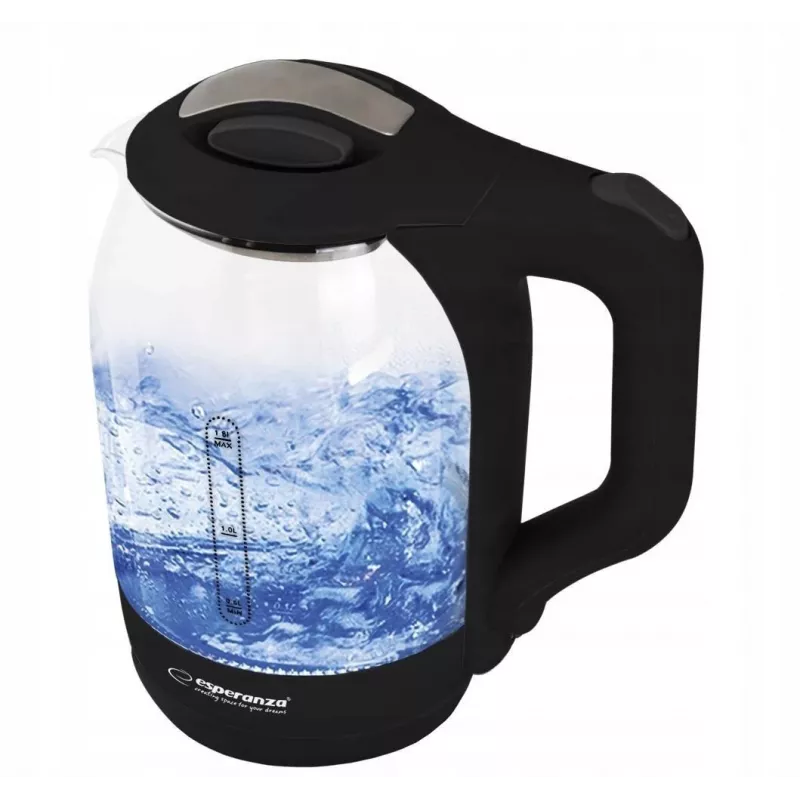 Esperanza EKK025K waterkoker 1,7 L zwart, veelkleurig 1500 W