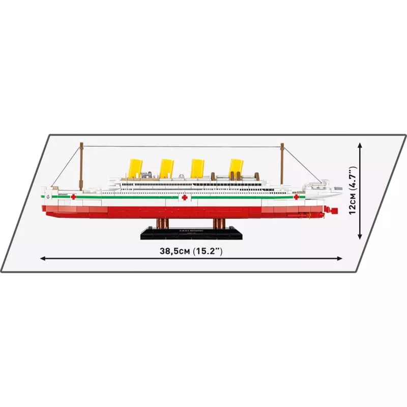 Bouwstenen H.M.H.S. Britannic 636 onderdelen