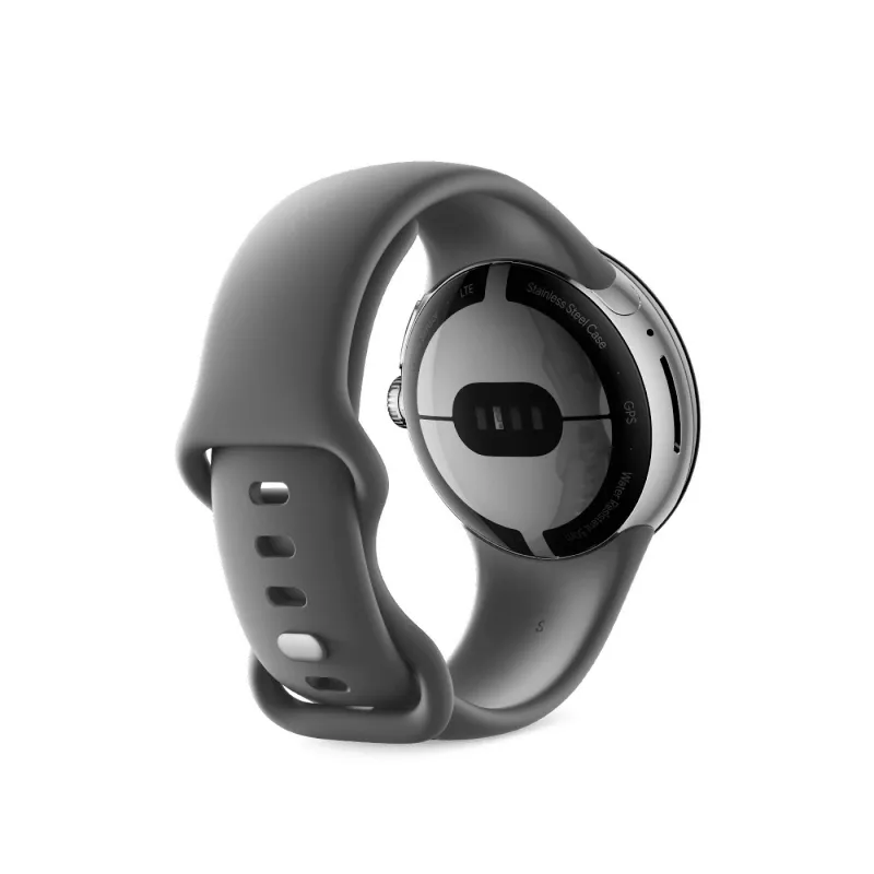 Google Pixel Watch – gepolijst zilver – smartwatch met bandje