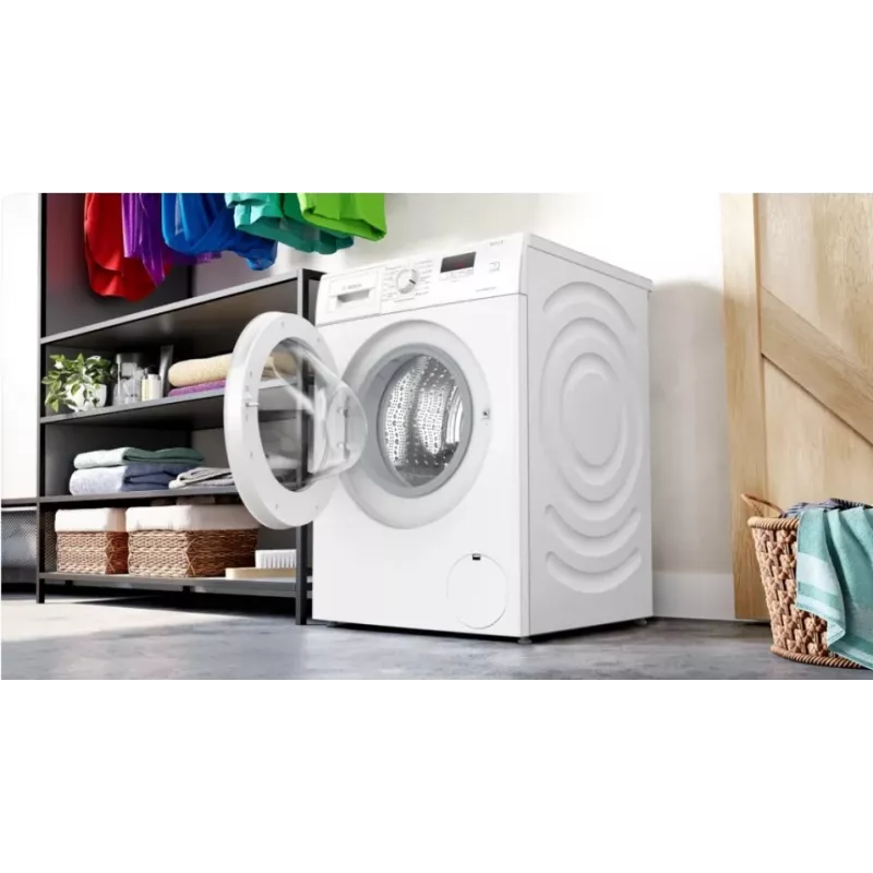 Frontlader wasmachine Bosch WGE02201PL — 8 kg, 1200 t/min, 55 l trommel, LED-display, inverter