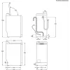 Toplader wasmachine Electrolux EW2TN5261FP, 6 kg, 1200 t/min, 42 l trommel, wit