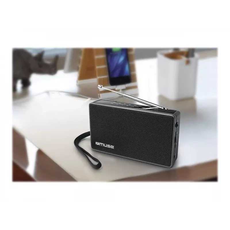 Muse | M-030R | 2-band-zakradio | zwart